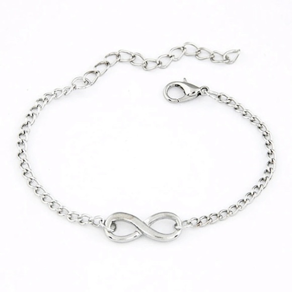 NEW!💙💎INFINITY! SILVERY BRACELET!💎💙8 BEAUTIFUL - Picture 7 of 8